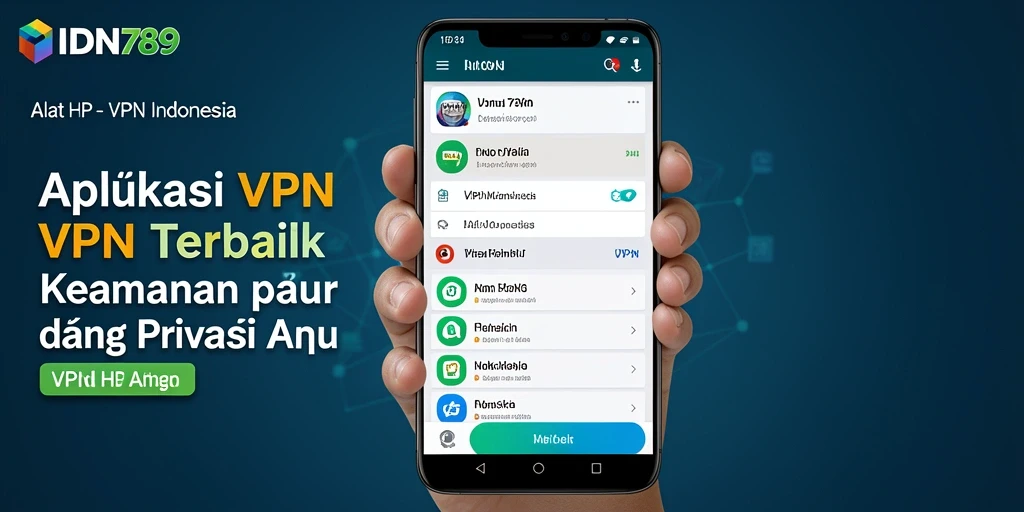 Antarmuka aplikasi IDN789 yang sederhana dan intuitif.