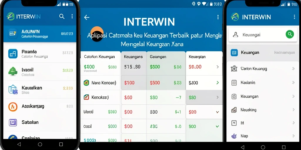 Tampilan antarmuka INTERWIN yang sederhana dan mudah digunakan.