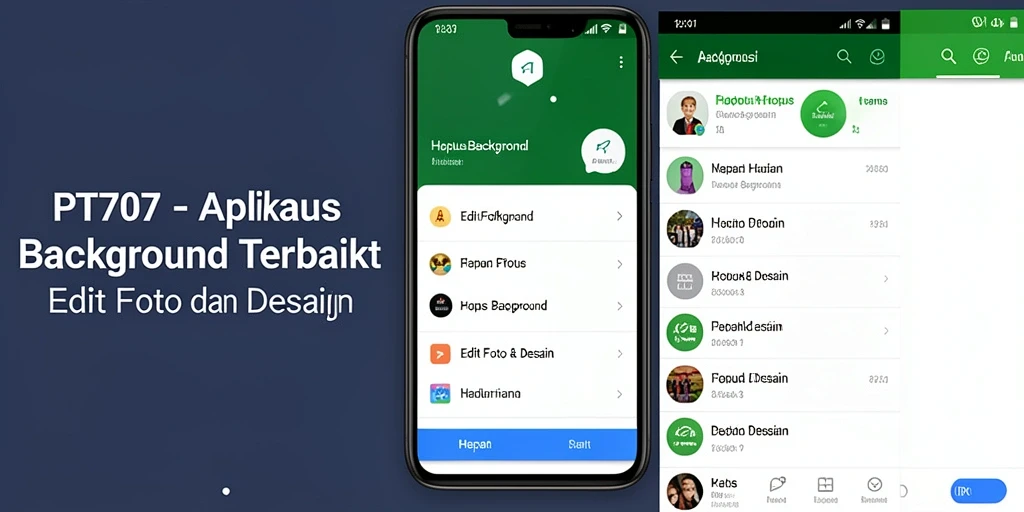 Antarmuka PT707 yang sederhana saat menghapus latar belakang gambar.