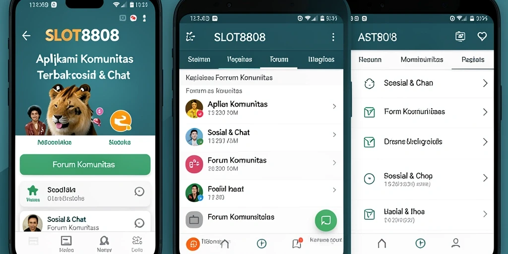 Antarmuka SLOT8808 yang menarik dan interaktif.