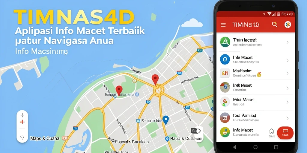 Antarmuka aplikasi TIMNAS4D menampilkan informasi lalu lintas secara real-time.