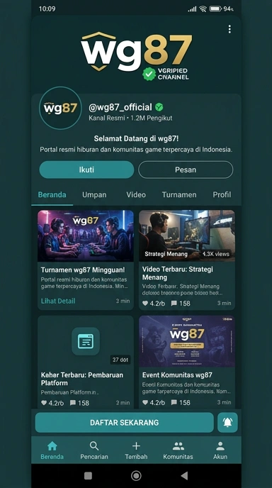 Kanal Resmi wg87 untuk pengguna Android Indonesia